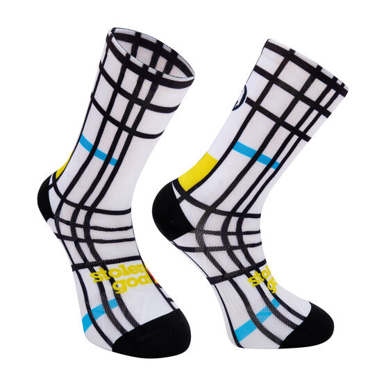 Piet Mondrian cycling socks